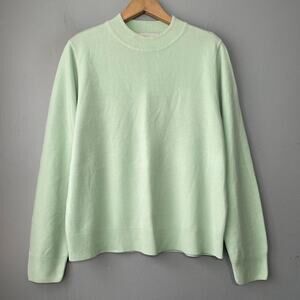 Sag Harbor Womens Size XL Mint Green Sweater Minimalist Chic Pastel Soft Girl